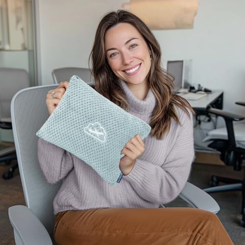 BEDELITE Travel Blanket with Bag, Ultra-Soft Jacquard Fleece Blanket with Luggage Sleeve & Backpack Clip, Airplane Blanket Travel Essentials, Blue - Image 2