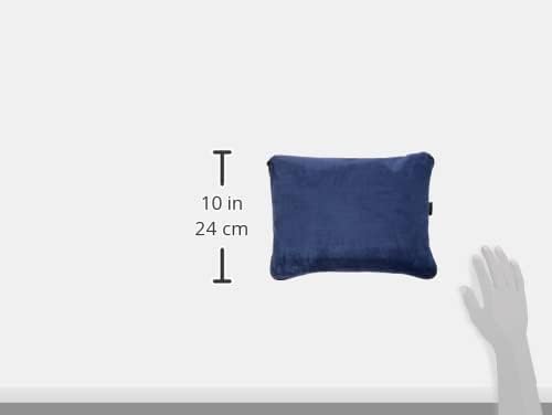 Lewis N. Clark Ultimate Comfort Set + Portable Travel Kit for Airplane, Includes Inflatable Pillow + Zippered Carrying Case, Cozy Fleece Blanket, Eye Mask for Sleeping & Foam Ear Plugs, Navy - Image 3