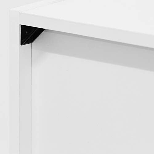 Furinno Luder Bookcase / Book / Storage , 5-Cube, White - Image 8