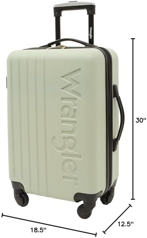 Wrangler Quest Luggage Set, Pelican, 2 Piece Set (30"/22") - Image 11
