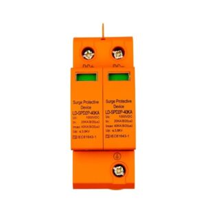 LD-SPD2P 500V 1000VDC Surge Protector Device Surging Suppressors Photovoltaic 2P SPD 20-40kA for Solar Protection 1Pcs(1000VDC)