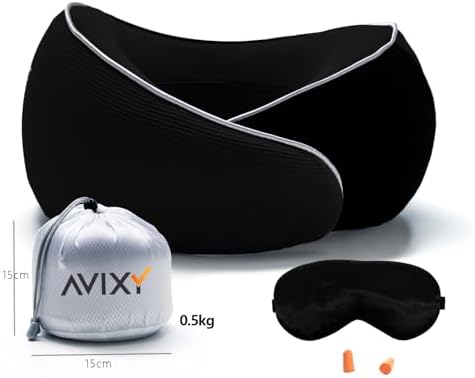 Travel Pillow and Blanket Set – 4-in-1 Memory Foam Neck Pillow, Soft Blanket, Sleep Eyes Mask & Earplugs – Compact & Lightweight Travel Kit for Airplane, Car, and Train Journeys - Image 2