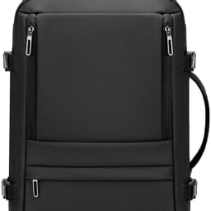 Carry On Travel Backpack for Airplanes | 35L Suitcase Backpack Luggage Business Weekender Bag - Expandable Travel Carry On Flight Approved for Men Women - Black