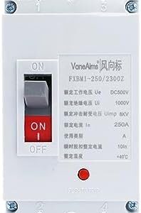 2P DC 500V MCCB Solar PV DC Moulded Case Circuit Breaker Short Circuit Overload Protector 125A 150A 200A 225A 250A