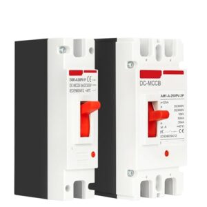 DC 300V 600V Solar Circuit Breaker Overload Protection Switch Protector F 125A 250A 1Pcs(2P,200A)