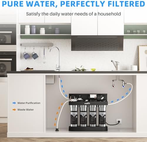 Replacement Cartridge Carbon Filter for UV Reverse Osmosis System OM-ROF03, 1 Pack - Image 7