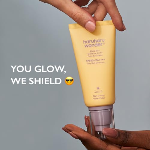 Haruharu Wonder Black Rice Moisture Airyfit Daily Sunscreen 1.69fl.oz - Velvet Finish, No White Cast, Hydrating, Moisturizing, Korean Skin Care, Vegan, Clean Beauty - Image 2