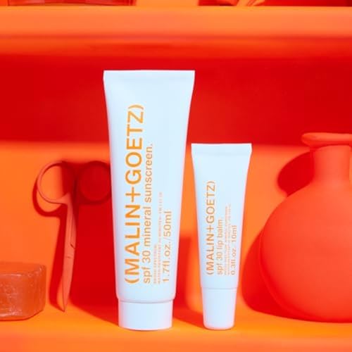 MALIN+GOETZ SPF 30 Mineral Sunscreen | Face & Body Broad Spectrum Sun Protection with Zinc Oxide, Titanium Dioxide, Shea Butter | Hydrating & Brightening | Vegan, Reef-Safe, Cruelty-Free (1.7 Fl Oz) - Image 6