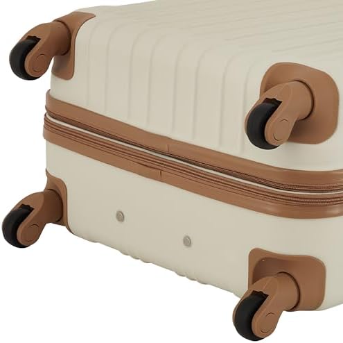 Travelers Club Midtown Hardside Luggage Travel, Vanilla, 4-Piece Set - Image 8
