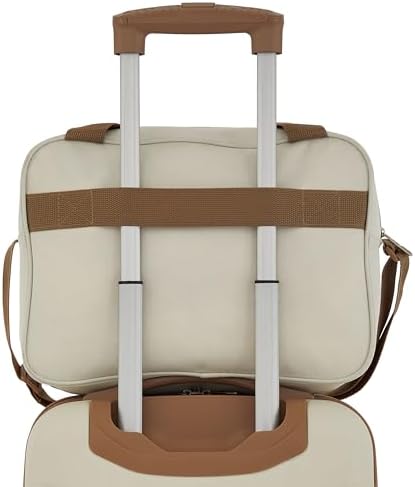 Travelers Club Midtown Hardside Luggage Travel, Vanilla, 4-Piece Set - Image 4