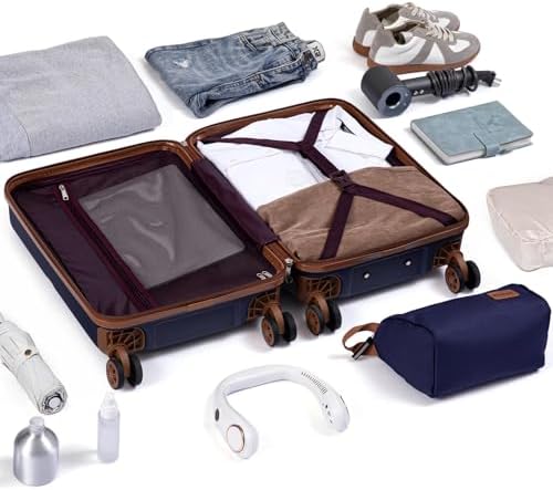 Luggage Sets 3 Piece, Suitcases with Wheels, ABS Hard Case Luggage with TSA Lock Spinner Wheels, Carry On Luggage Set (20inch) - Image 8