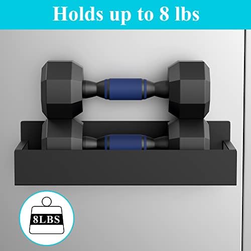 Metal 4 Pack Magnetic Spice Storage Rack Organizer for Refrigerator and Oven, Black Fridge Organizers and Storage - Image 4