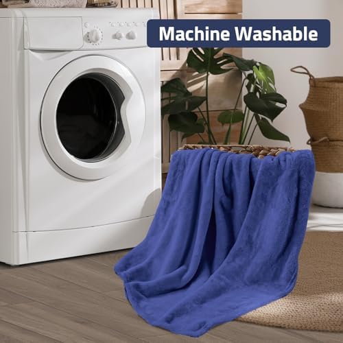 Travel Blanket, Ultra-Soft, Warm & Lightweight Travel Blanket Airplane with Bag, 65x40 in, Airplane Travel Essentials for Women, Men & Kids, Included Eye Mask, Luggage Sleeve & Backpack Clip - Image 7