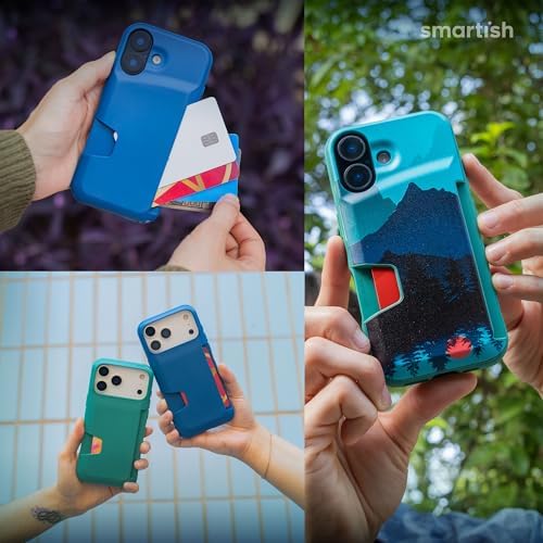 Smartish® iPhone 17 Pro Max Wallet Case - Wallet Slayer Vol. 1 [Slim + Protective] Credit Card Holder - Drop Tested Flip Hidden Card Slot Cover for Apple iPhone 17 Pro Max - Very Cherry Blossom - Image 8