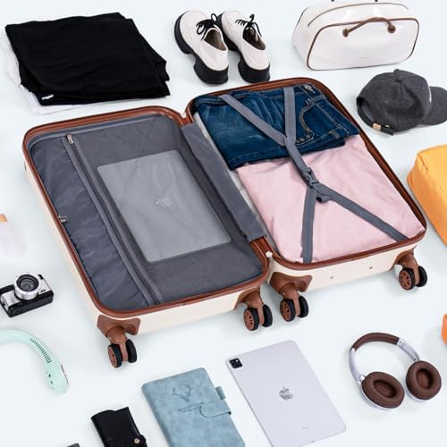 Luggage Sets 5 Piece Suitcases with Wheels, Suitcase Set ABS Hard Case Luggage with TSA Lock Spinner Wheels Durable Travel Luggage - Image 8