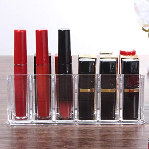 Weiai Lipstick Holder 18 Spaces Lipgloss Organizer, 3 Rows - Multi Level, Makeup Holder & Cosmetics Storage Display - Image 2