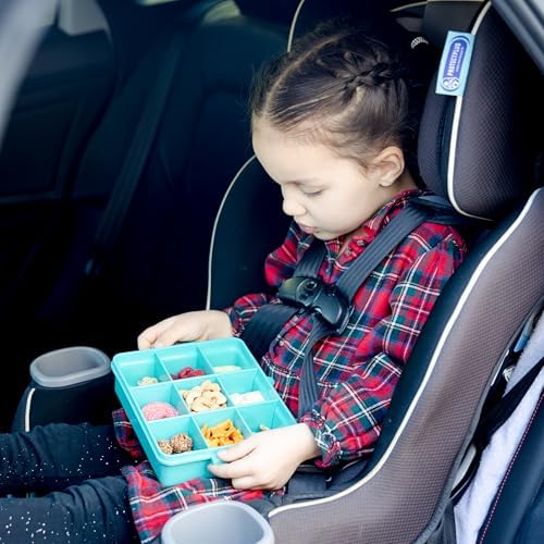 Travel Snack Box for Kids - Customizable Snackbox Container Organization System with Removable Dividers and Fun Silicone Character Decorations - Air-Tight Dishwasher-Friendly Toddler Food Containers - Image 7