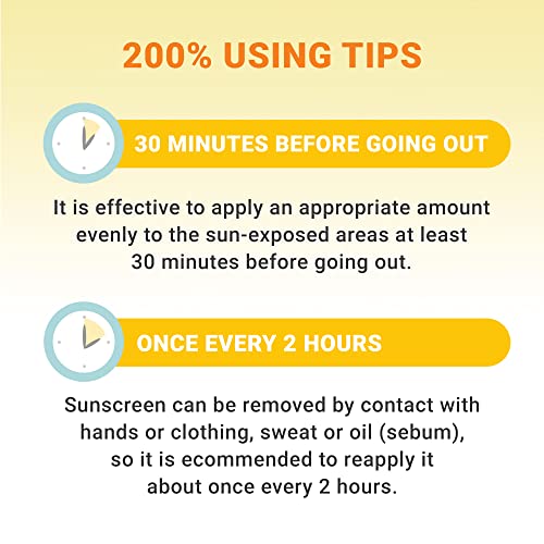 Derma B Everyday Sun Block Large Size Sunscreen SPF50+ PA++++ 6.71 Fl Oz, 200ml Fast-Absorbing Lightweight SPF Moisturizer, Facial Body Non-Sticky for Dewy Skin, Korean Protection Lotion - Image 7