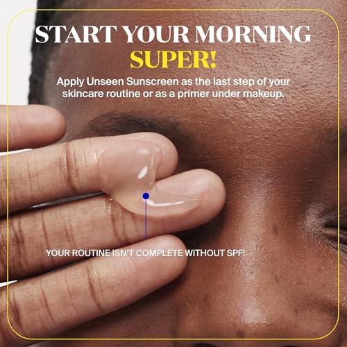 Supergoop! Unseen Sunscreen SPF 50 Invisible Sun Protection for Face - Broad Spectrum Face Sunscreen + Makeup-Gripping Primer - Weightless, Scentless, Oil Free - For All Skin Types - 1.7 fl oz - Image 7
