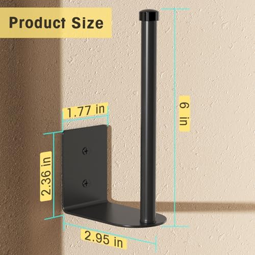 2 Pack Hat Racks for Baseball Caps, Stainless Steel Hat Organizer for Baseball Cap, Hat Holder Storage Organizer, Hat Hanger Strong Adhesive/Wall Drilled for Door, Bedroom, Closet(Black 6 in) - Image 3