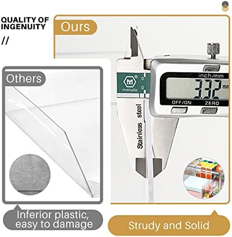 Makeup Organizer Storage With 16 Drawers, 4 Pcs Desktop Office Supplies, Desk Organizers, Clear Accessories, Dustproof Drawer and for Make Up, Jewelry, Pen, Stationary - Image 7