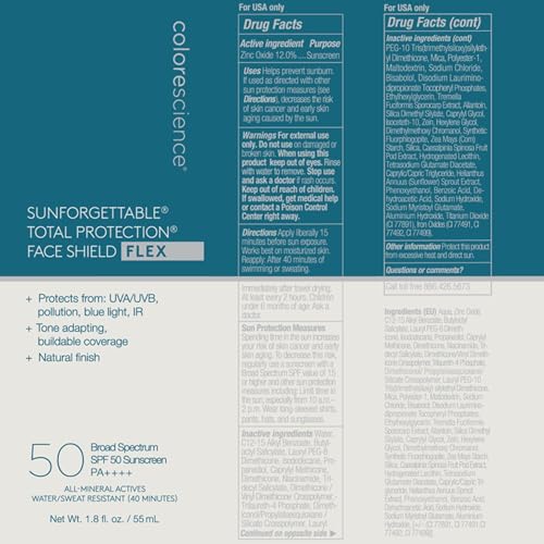 Colorescience Total Protection Face Shield Flex SPF 50, 1.8 fl. oz. - Image 12